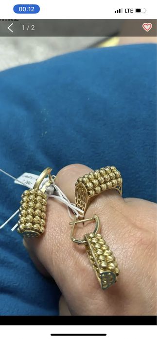 Дорика комплект золото