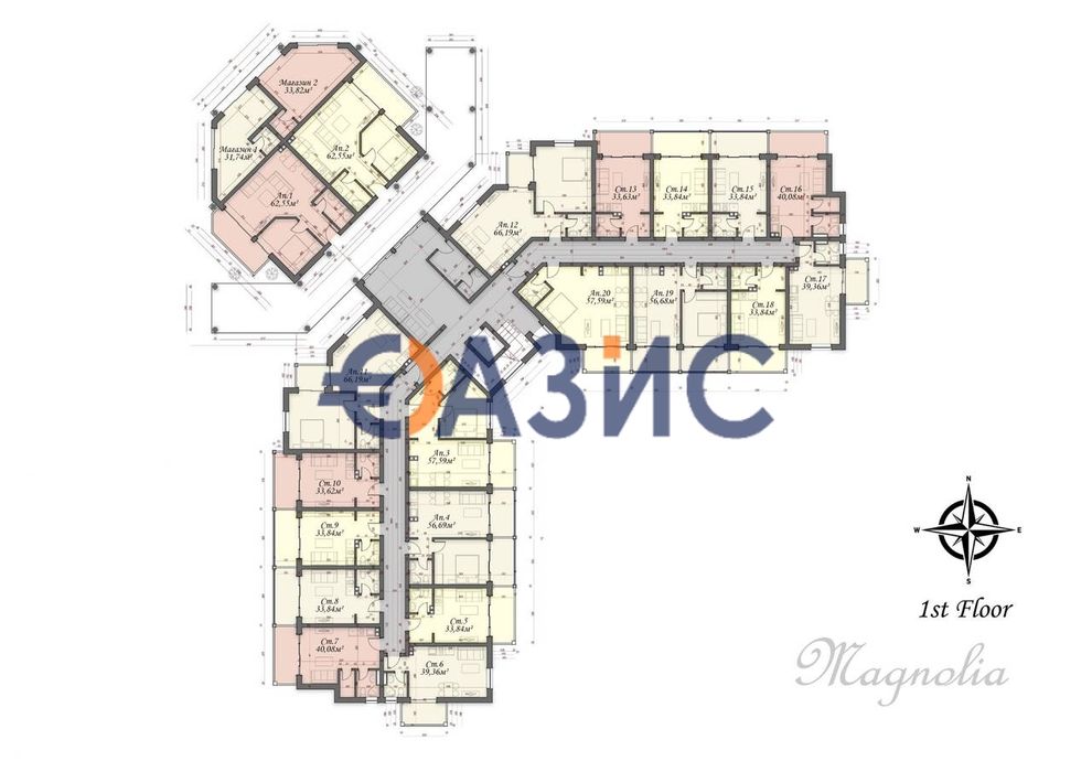 Продава се Едностаен апартамент в к.к. Слънчев бряг - 34 кв.м за 1613 €/кв.м - Снимка #12