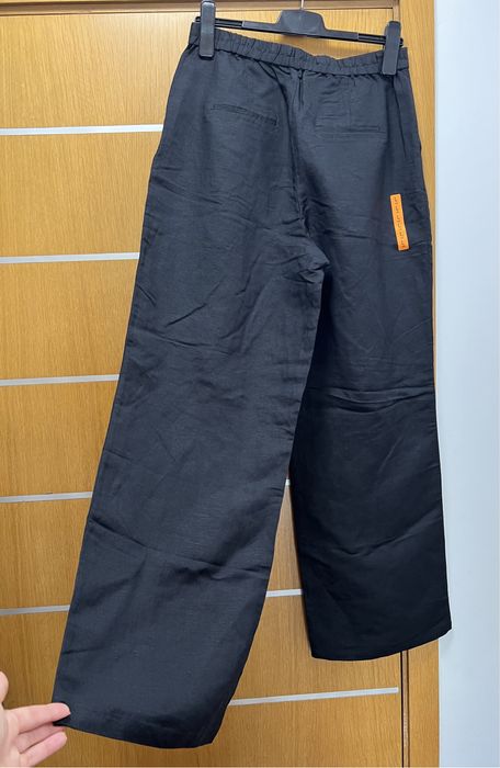 Нов черен сет комплект лен Rezerved