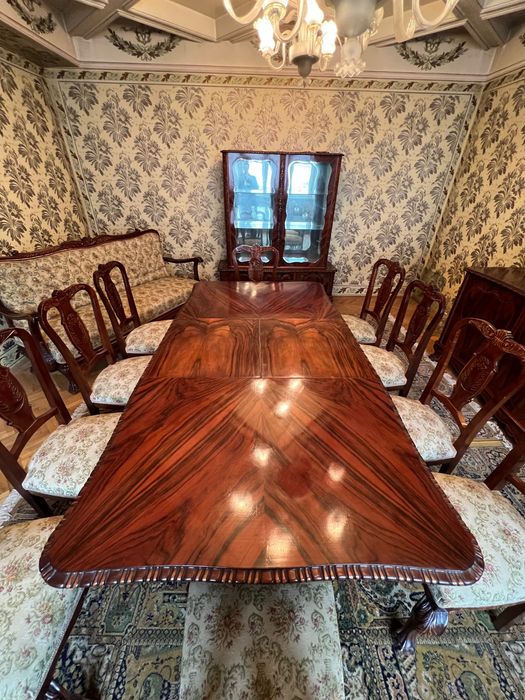 Set mobilier de arta, sculptat - lemn fag / nuc_Craiova