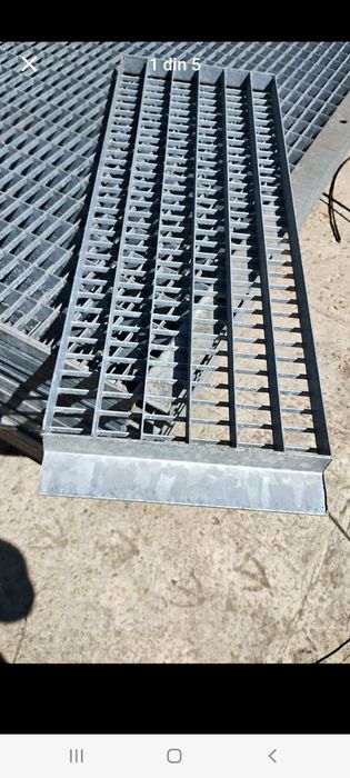 Gratare metalice galvanizate diferite dimensiuni debitam la dimensiune