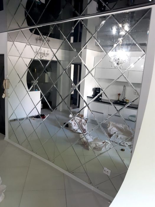 Placari pereți din oglinda venețiană fazetata