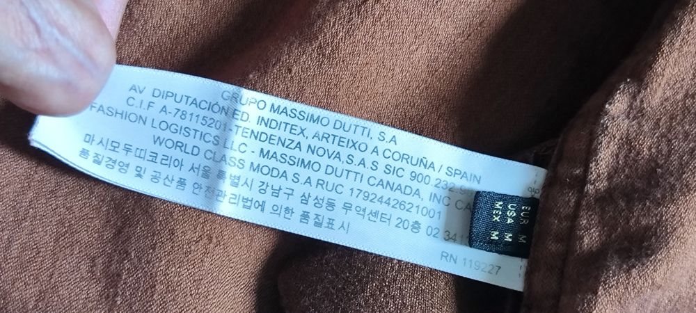 Лен бомбер Massimo dutti