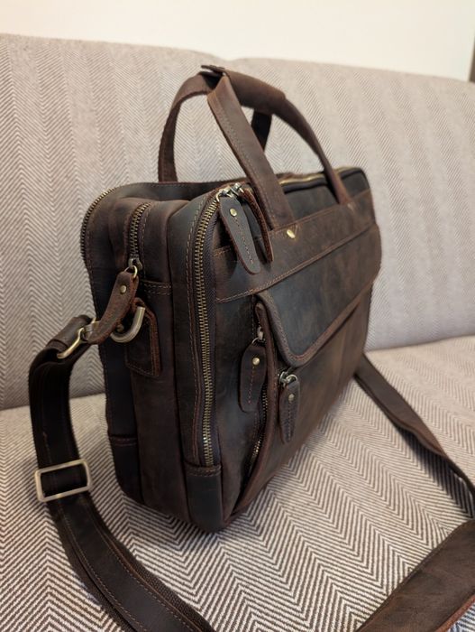 Geanta laptop servieta diplomat avion piele