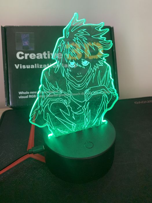 3D ночник-лампа, разные цвета.