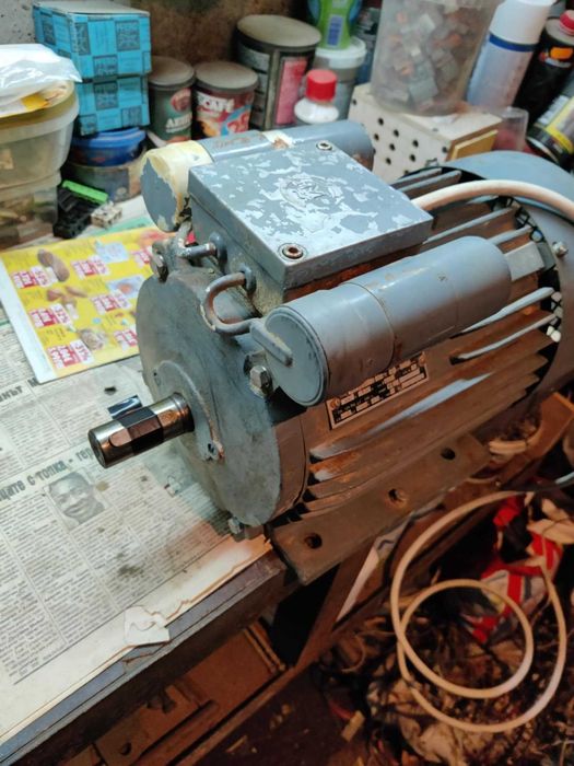 Качество от едно време - Български Монофазен Ел. Двигател