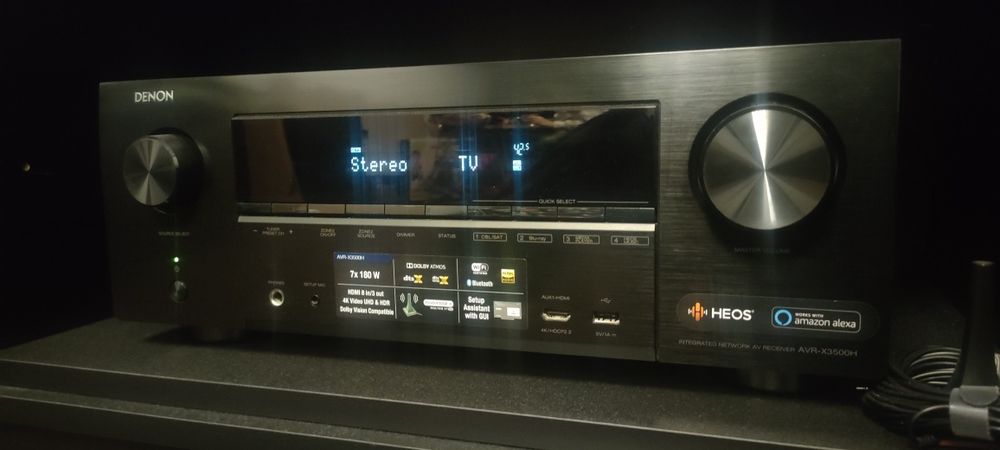 Receiver AV Denon AVR-X3500H Atmos  4k HDR  Wifi  Airplay Alexa