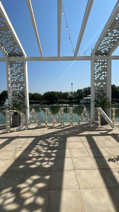 Litere și cifre volumetrice luminoase - nuntă - botez - aniversări