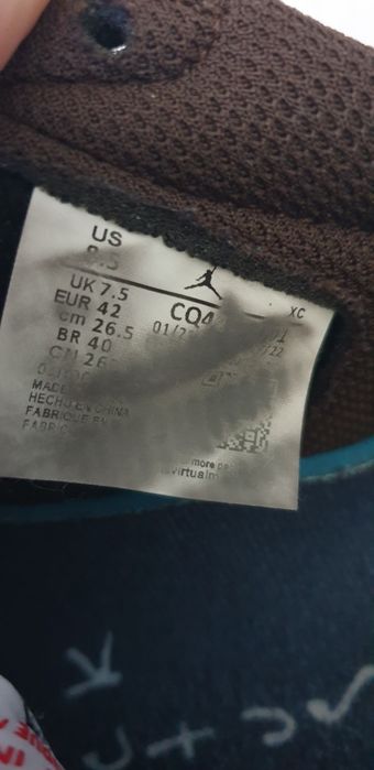 Nike Air Jordan 1 x Travis Scott / 42/26.5см ОРИГИНАЛ! Мъжки Кецове