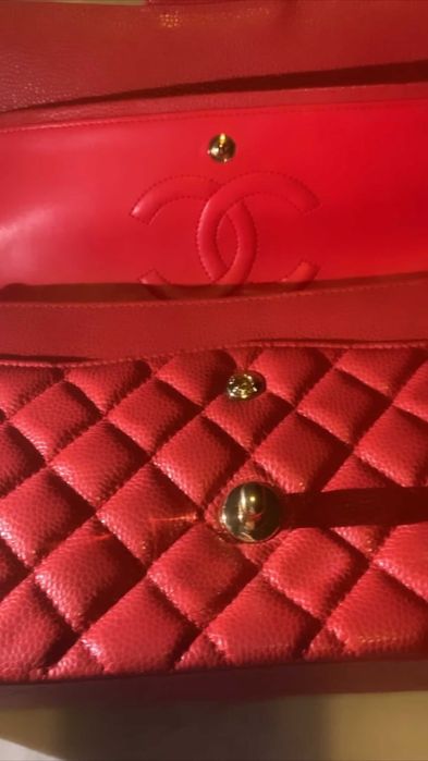 Чанта естествена кожа Chanel