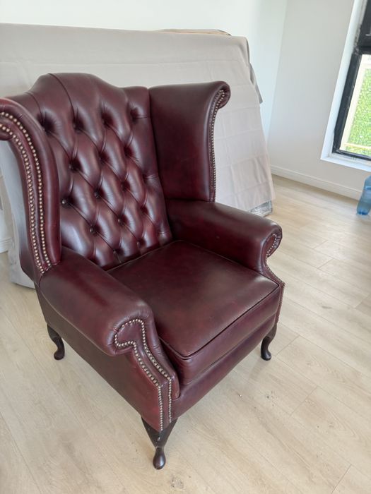 Fotoliu Chesterfield model Queen Anne