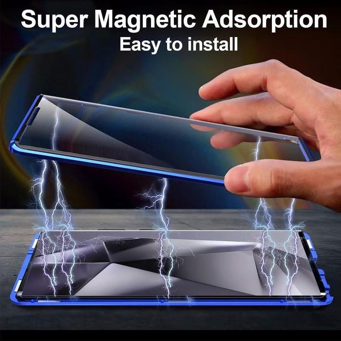 Двоен Магнитен Кейс за Samsung Galaxy S26 Ultra S25 S24 S23 S22 FE Plu