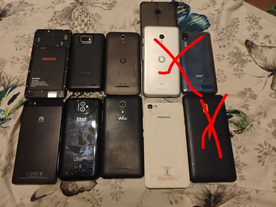 Lot 7 telefoane sparte/intacte