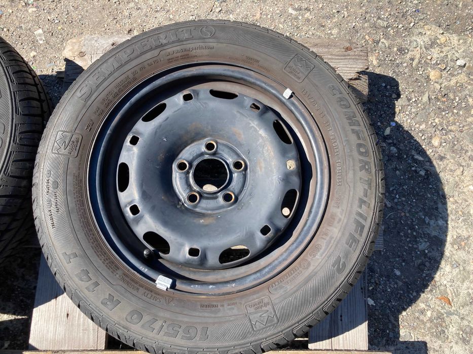 14 цола джанти 5х100 Skoda Fabia 5J et35 гуми 165/70/14 Симпетит 6,8мм