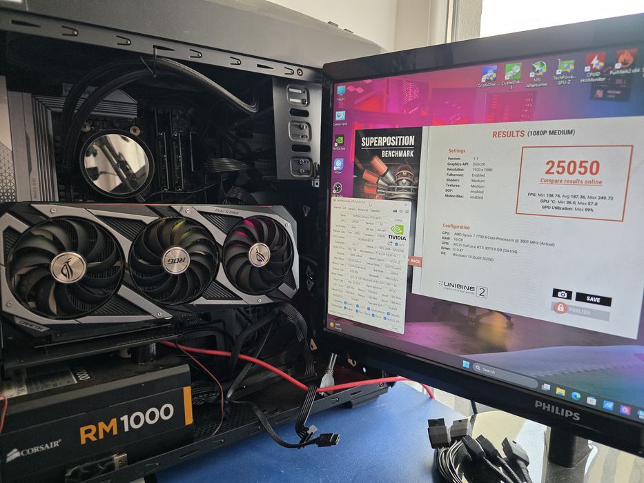 RTX 3070 Asus Rog Strix Gaming, cu sigiliu, nedesfacuta