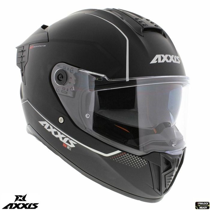 Casca moto Axxis Hawk Negru, ochelari de soare, S, M, L, XL, 2XL Noua!