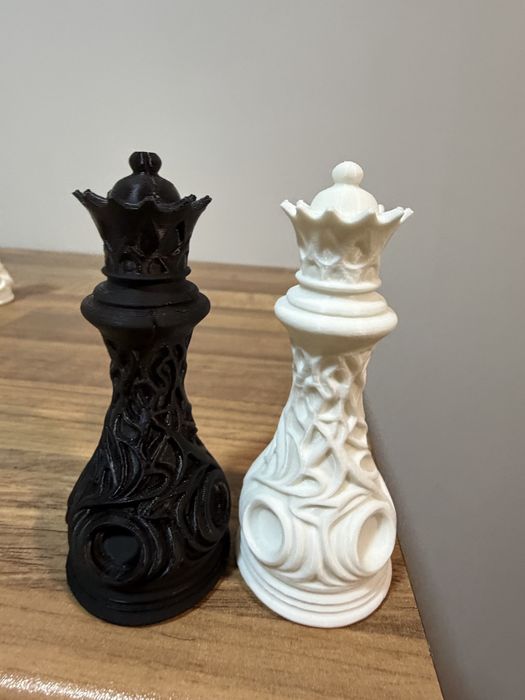3D принтирани  фигури за шах