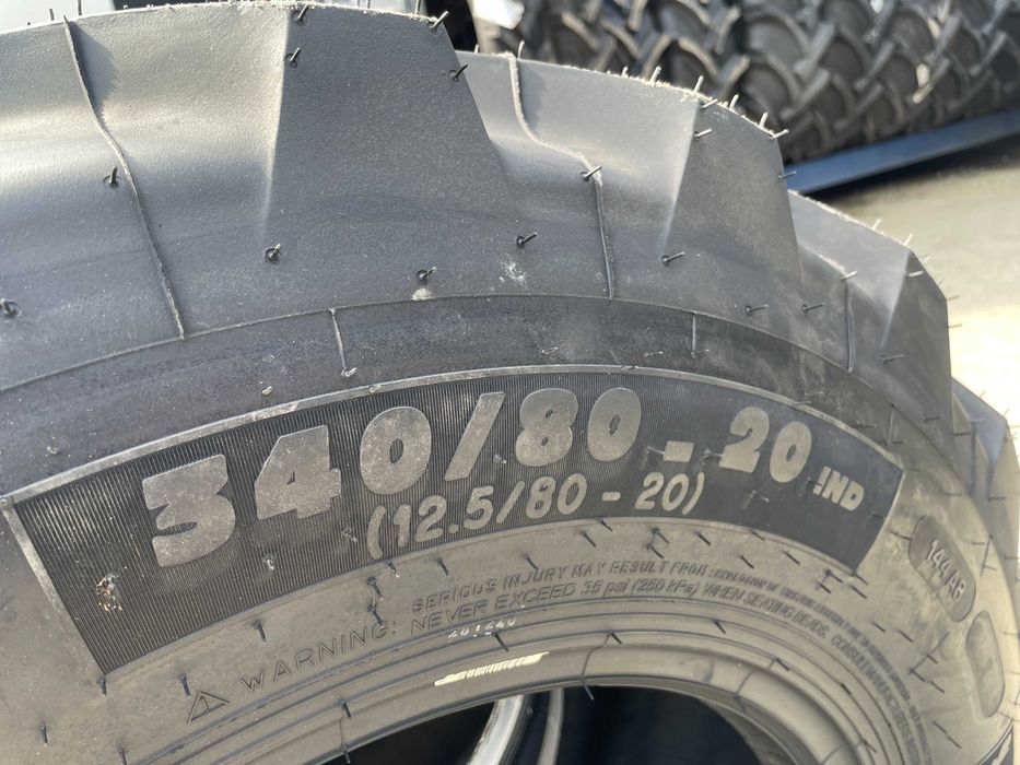 Cauciucuri noi 340/80-20 marca MICHELIN pentru buldo