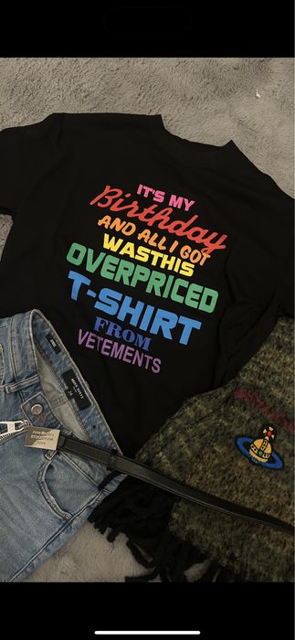 Vetements тениска