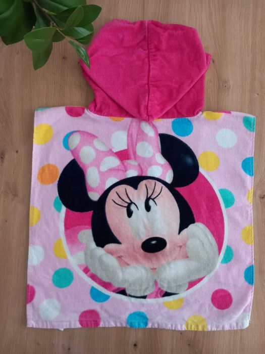 Детско хавлиено пончо за плаж / Лятна шапка