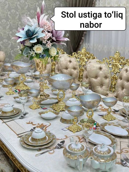 Sifatli va ajoyib dizayndagi turk, xitoy, rus mahsulotlar to'plamlari