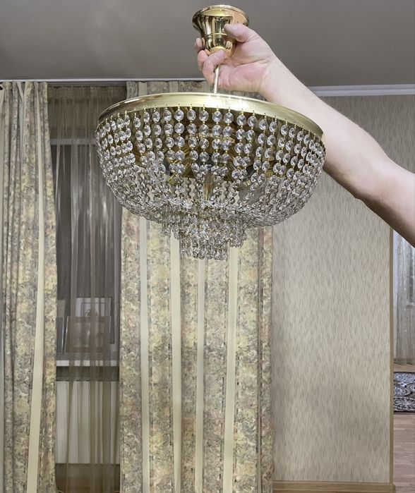 Люстра хрустальная