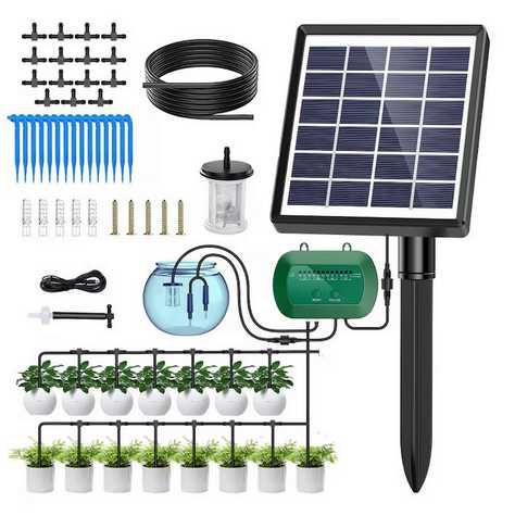 Автоматизирана слънчева напоителна система за саксии
