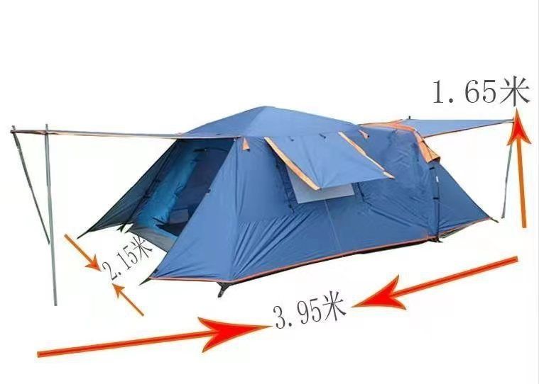 Палатка двухслойная 3.95х2.15х1.65 см