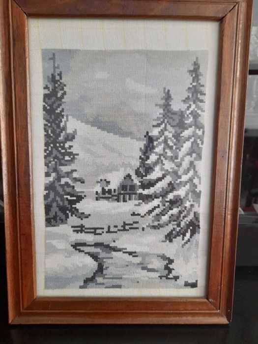 Ръчно ушити гоблени Маргарити и Зимна приказка