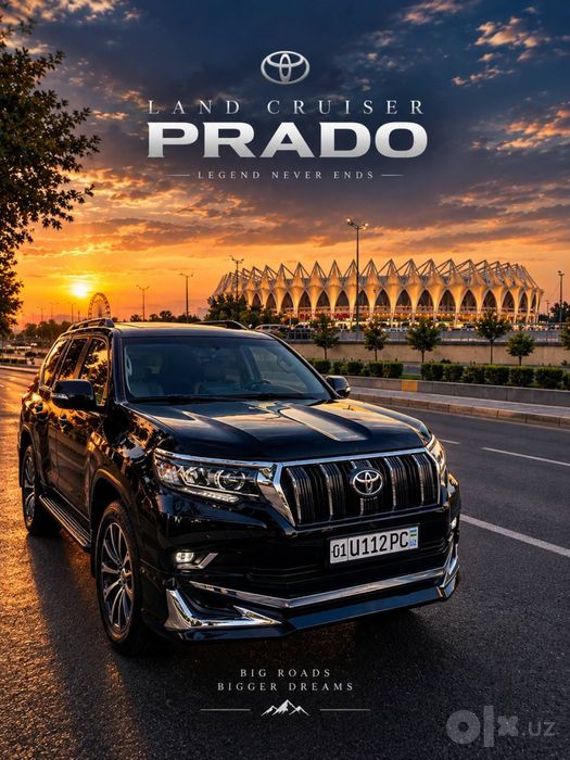 Водитель со своим авто Toyota Land Cruiser