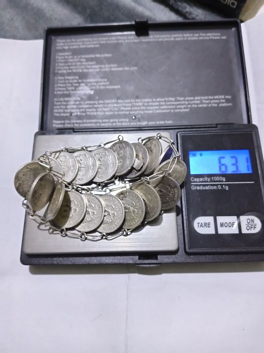 Brățară argint mexicană Antichitate