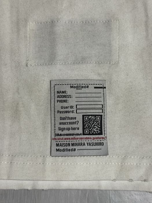 maison mihara yasuhiro футболка