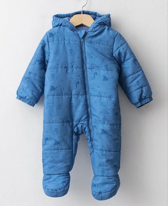 Утепленный комбинезон на 3-6 месяцев