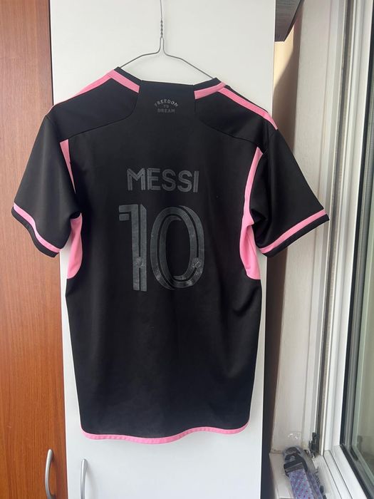 Tricou fotbal Inter Miami Messi copii