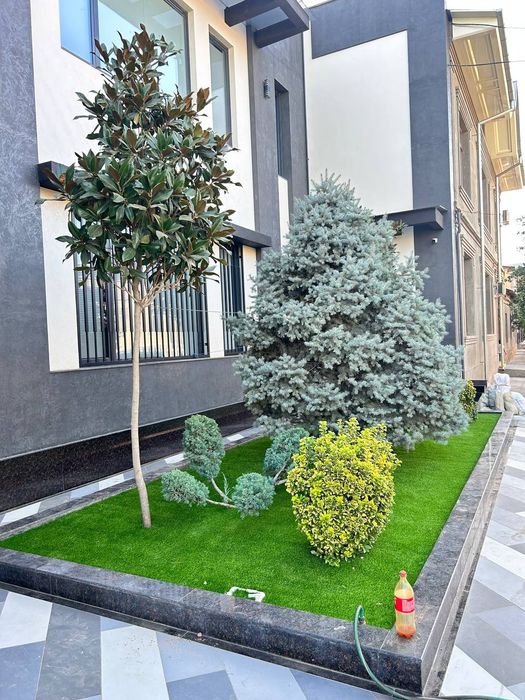 Искусственный газон.Suniy chim