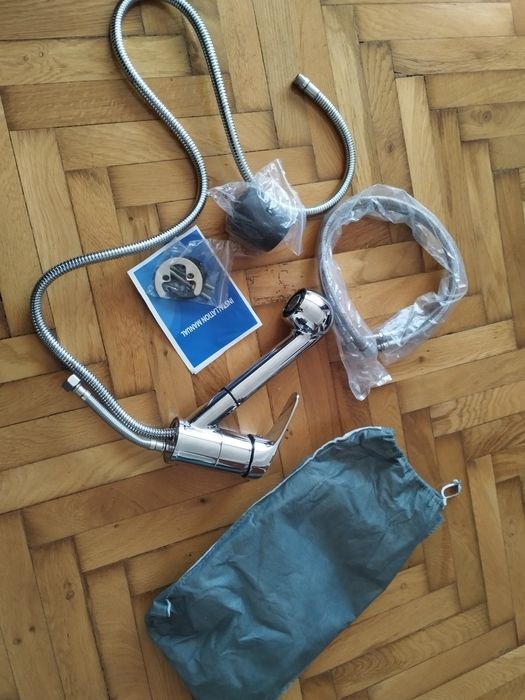 Baterie Bucătărie Premium - Monocomandă, Pipă Extractibilă, Cromată