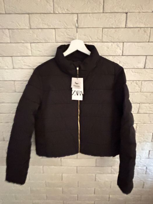 Черно яке ZARA гъши пух ново