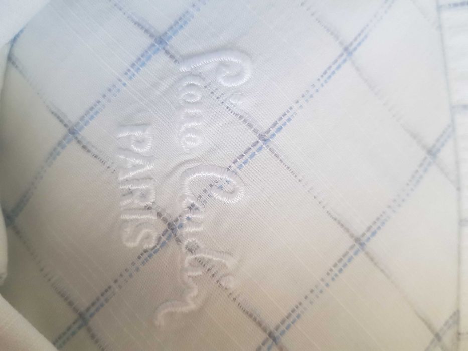 Camasa alba cu dungi albastre Pierre Cardin  41