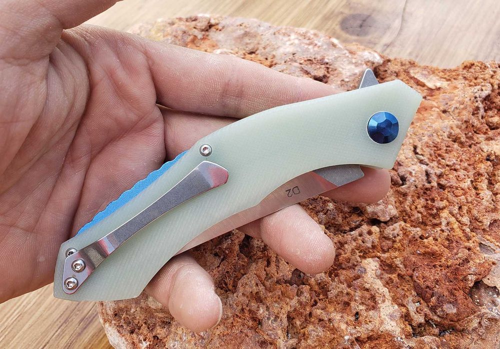 Cutit briceag SHIGOROV Blue Moon, vanatoare, pescuit, lama D2