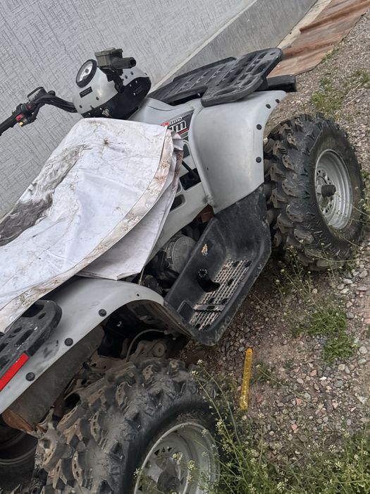 Полярис 500 кубовый на полном ходу