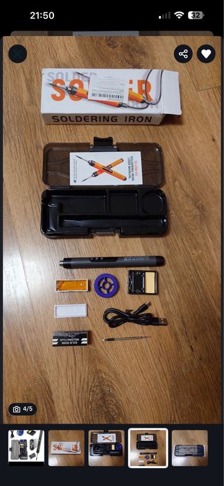 Letcon portabil pe baterii USB