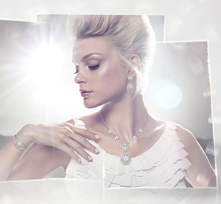 Swarovski комплект колие - пръстен - обеци