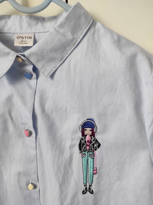 Рубашка на девочку Ostin
