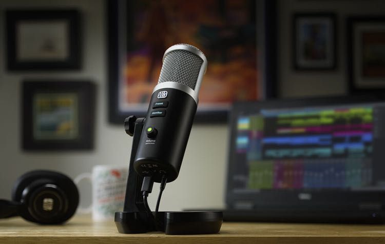 Presonus Revelator USB-C microphone, поп-фильтр и стойка в подарок