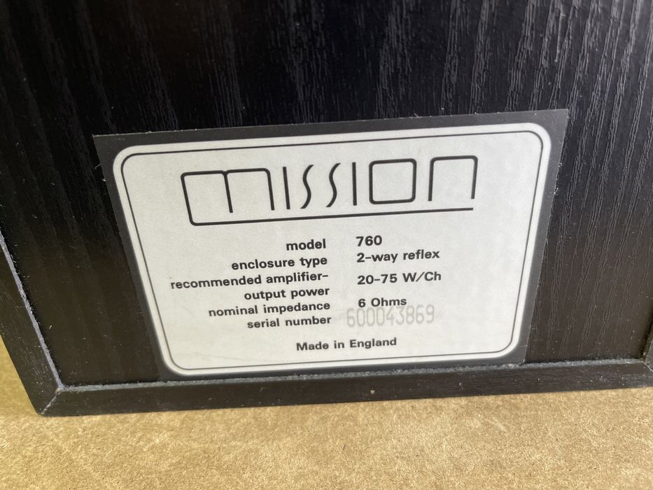 Тонколони/Говорители Mission 760