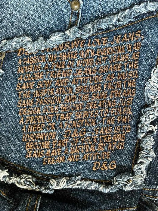Blugi dama vintage pantaloni scurti blue jeans D&G vara