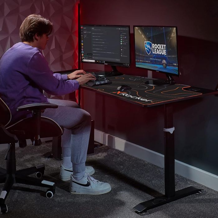 Геймърско бюро с регулируема височина, Геймърска маса X Rocker Cougar