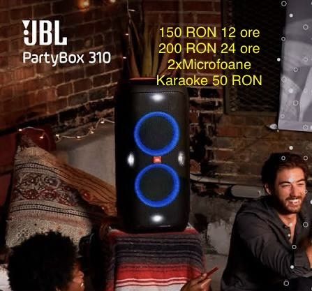 Închirieri Boxe JBL PartyBox – Sunet Puternic pentru Evenimente