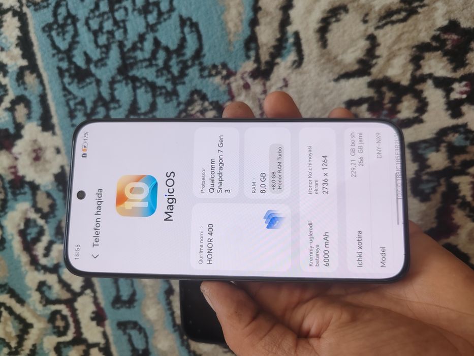 Honor 400 sotiladi