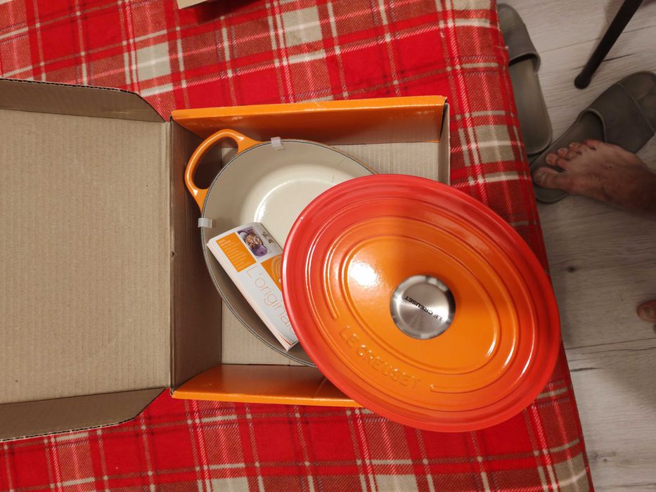 Oala cratita fonta Le Creuset originala Franta 27 cm